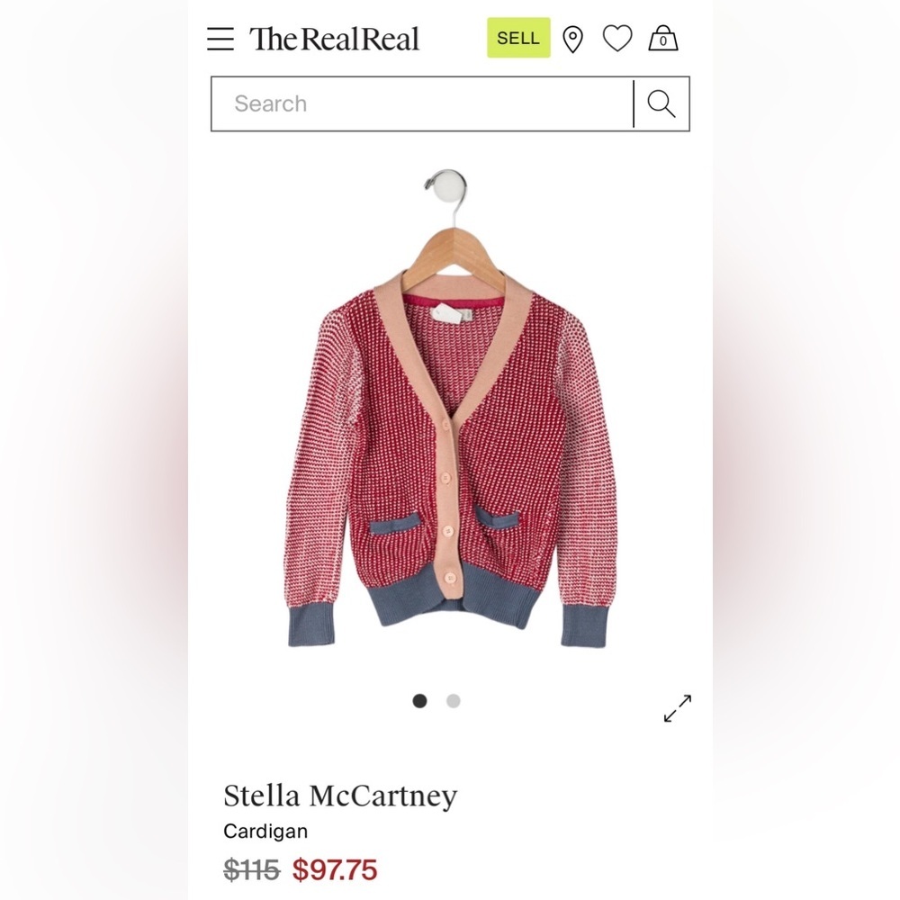 Stella McCartney Kids Cardigan Button Up Sweater  6 - Picture 7 of 7